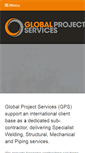 Mobile Screenshot of globalprojectservicesuk.com