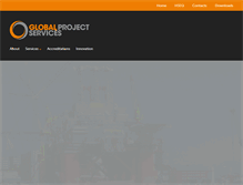 Tablet Screenshot of globalprojectservicesuk.com